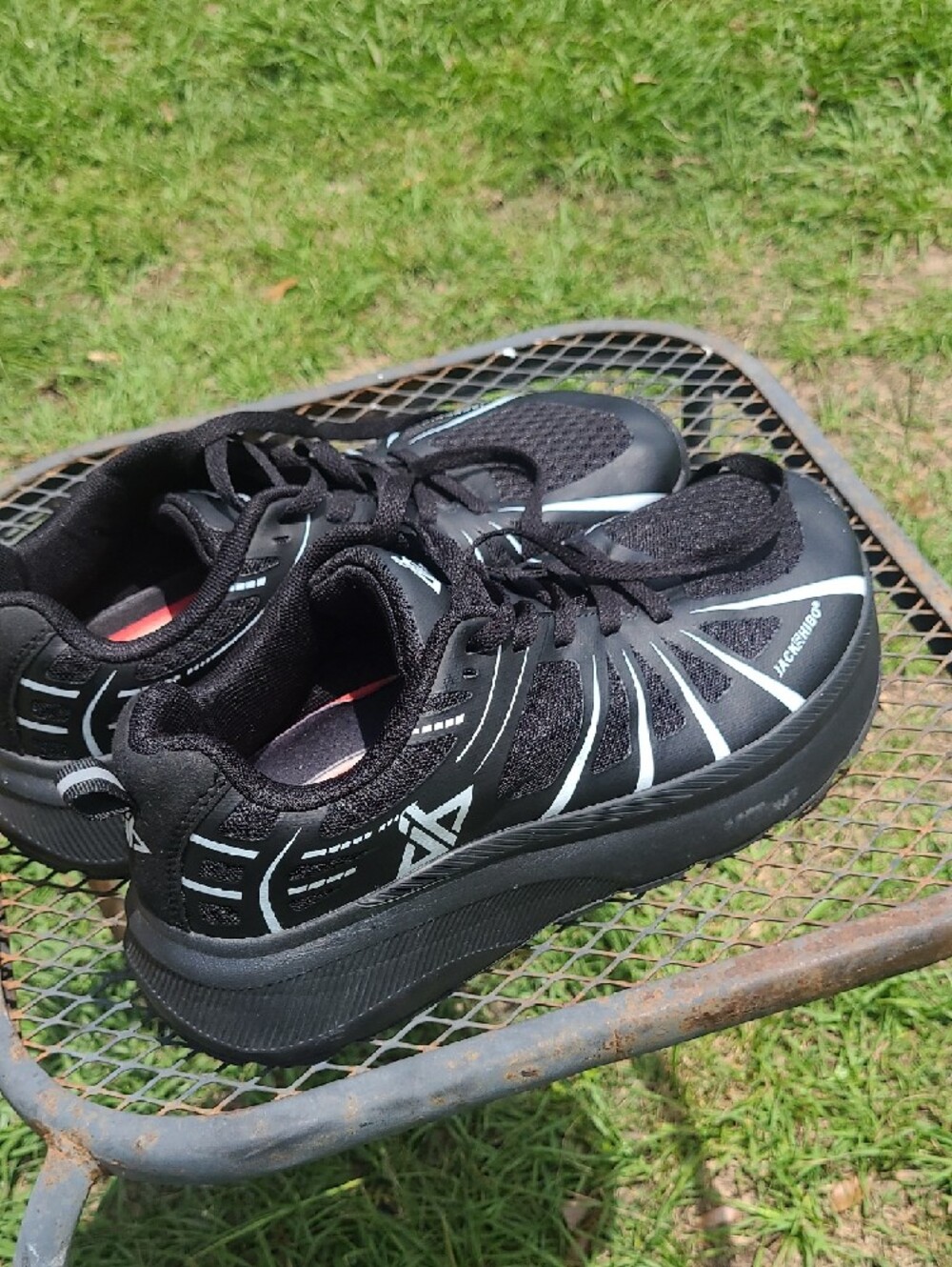 JACKSHIBO Wide Toe Box  for Men Cushioned Zero Drop Platform Sneakers Size 9.5 - Picture 4 of 13